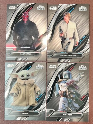 2024 Topps Chrome Black Star Wars - Set Builder #1-100 - You Pick!