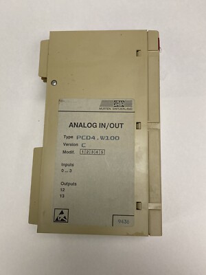 SAIA,PCD4.A400,Analog Output Version C Module Automation PLC Control