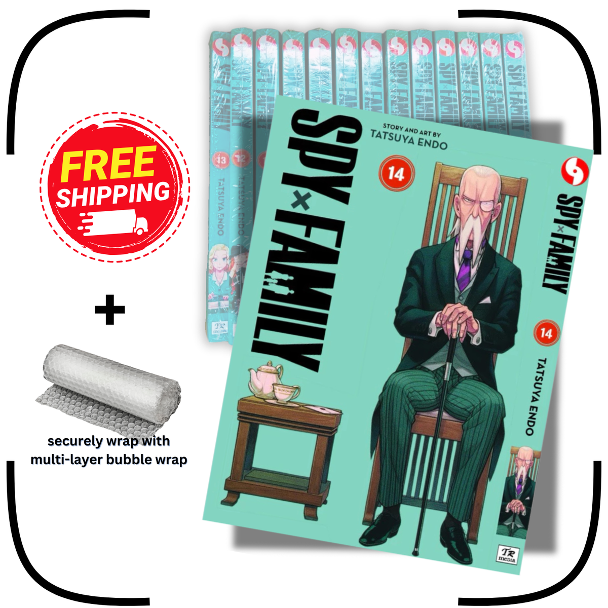 Spy X Family Manga Anime Vol 1-14 Complete FULL SET English Comics 