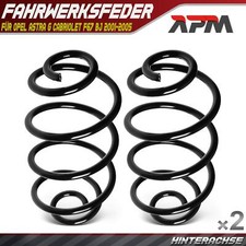2x Federn Fahrwerksfeder Hinterachse für Opel Astra G T98 F67 BJ 2001-2005