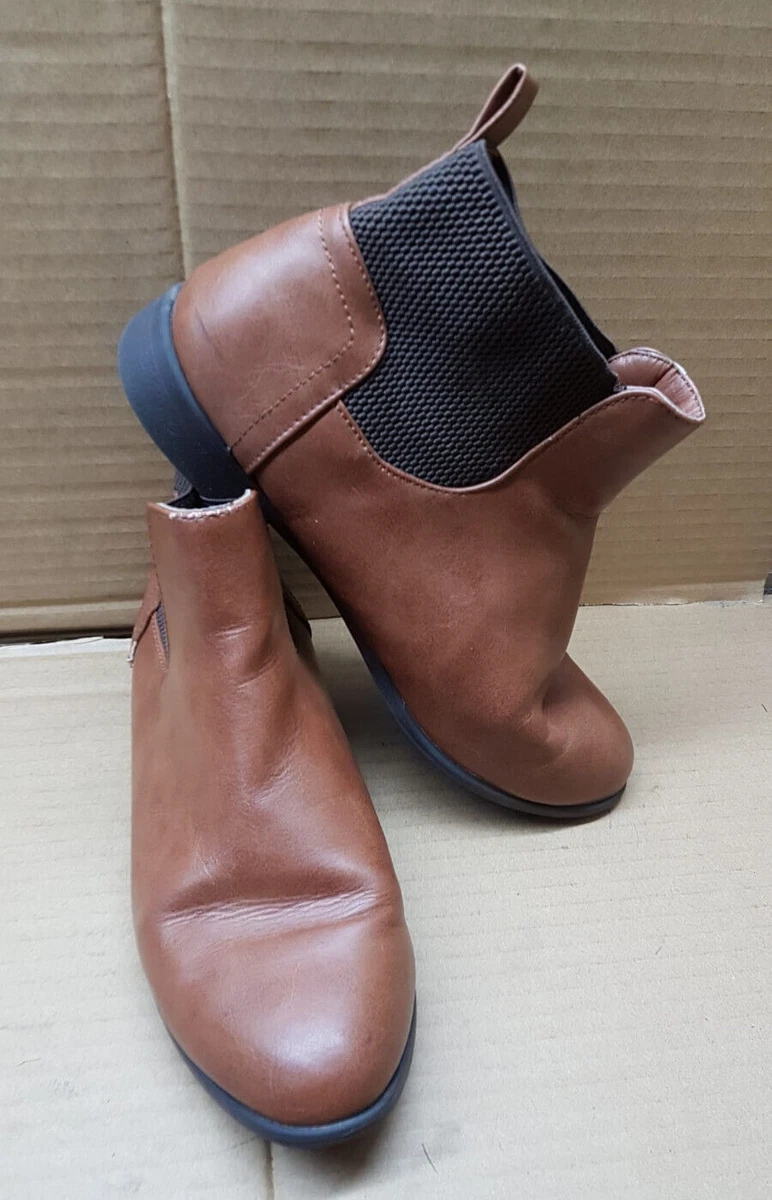 Primark Men s Brown Pull On Ankle Boots UK 6 EUR 39