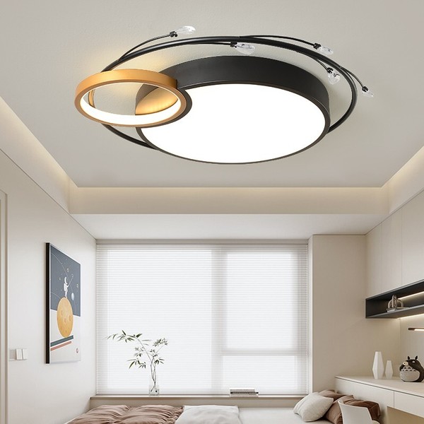 Led Deckenleuchte 43W Dimmbar Deckenbeleuchtung Wohnzimmerlampe 3000K-6000K-image