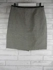 Marcs womens pencil skirt black cream stripe 10 bnwt
