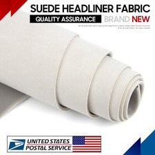 Suede Headliner Fabric Foam Back Roof Liner Upholstery Repair Replace Renovate