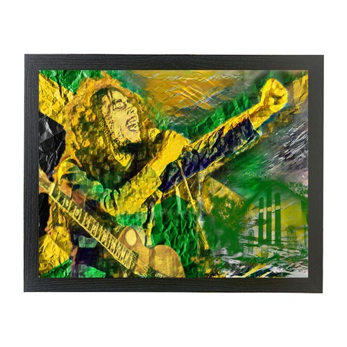 70 anni '70 Icon Legend BOB M REGGAE JAMAICA MUSICA cuscino per laptop vassoio da cena giro regalo - Foto 7 di 14
