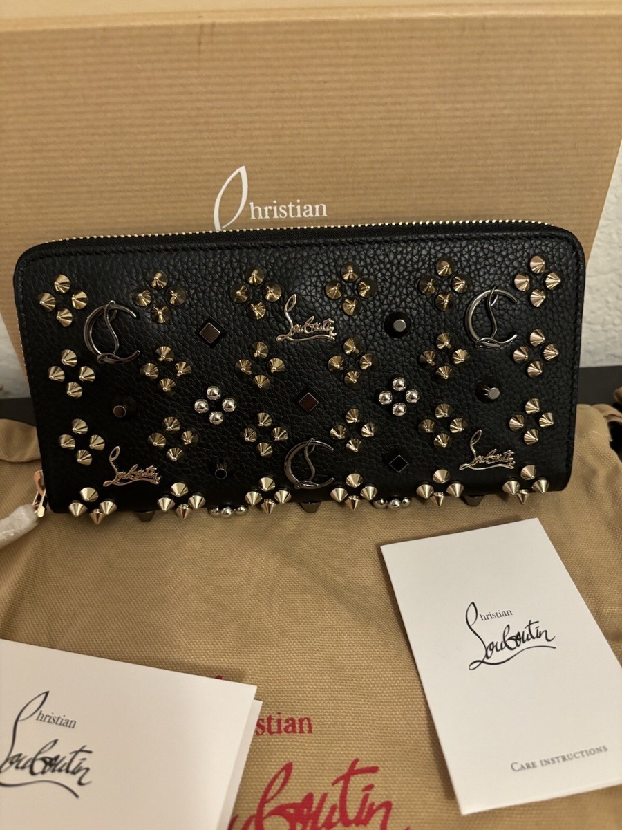 小物 Christian Louboutin Panettone wallet Panettone - Wallet - Calf leather and rubber - Black