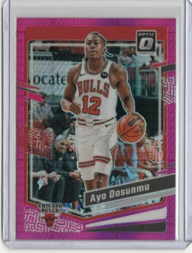 2023-24 Panini Donruss Optik Ayo Dosunmu hyperpink #24 - Chicago Bulls