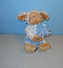 14" Baby Ganz "Night Time Lamb" Bean So Soft Plush Stuffed Sheep Holding Blanket