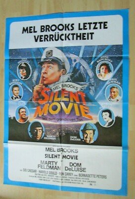 Filmplakat : Silent Movie ( Mel Brooks , Sid Caesar , Dom De Luise )