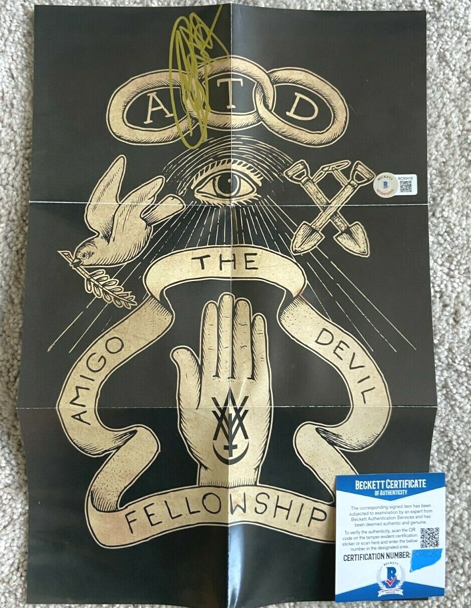 AMIGO THE DEVIL SIGNED CD COVER BOOKLET FOLK DANNY KIRANOS BAS 