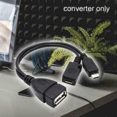 Mini USB Ethernet Adapter For Amazon Fire TV/Stick Buffering Droid Black Z3J5 - Picture 1 of 12