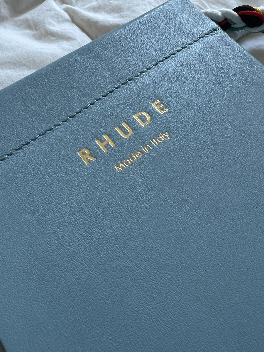 rhude cigarette bag Logo Man Leather Box Small Fumar Mal Cigarette Bag