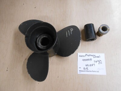 992503 Michigan Wheel 11P Propeller with 13-spline 991227 bushing/hub RH B-R