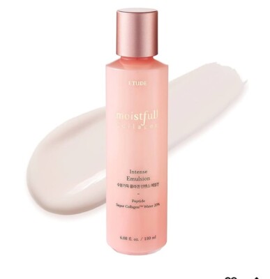 ETUDE Moistfull Collagen Intense Serum 50ml, Super Collagen Water&Peptide W/Glow