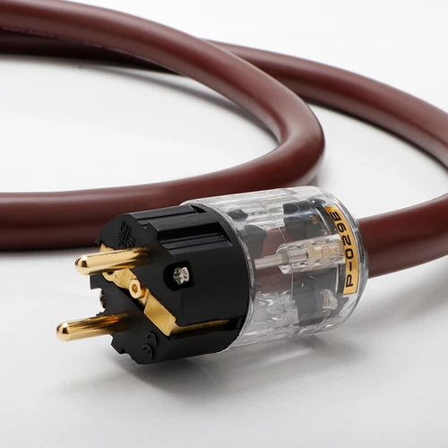 12AWG 4N OFC Audio Power Wire US/EU Version Supply Mains & 90° Female Connector - Picture 5 of 8
