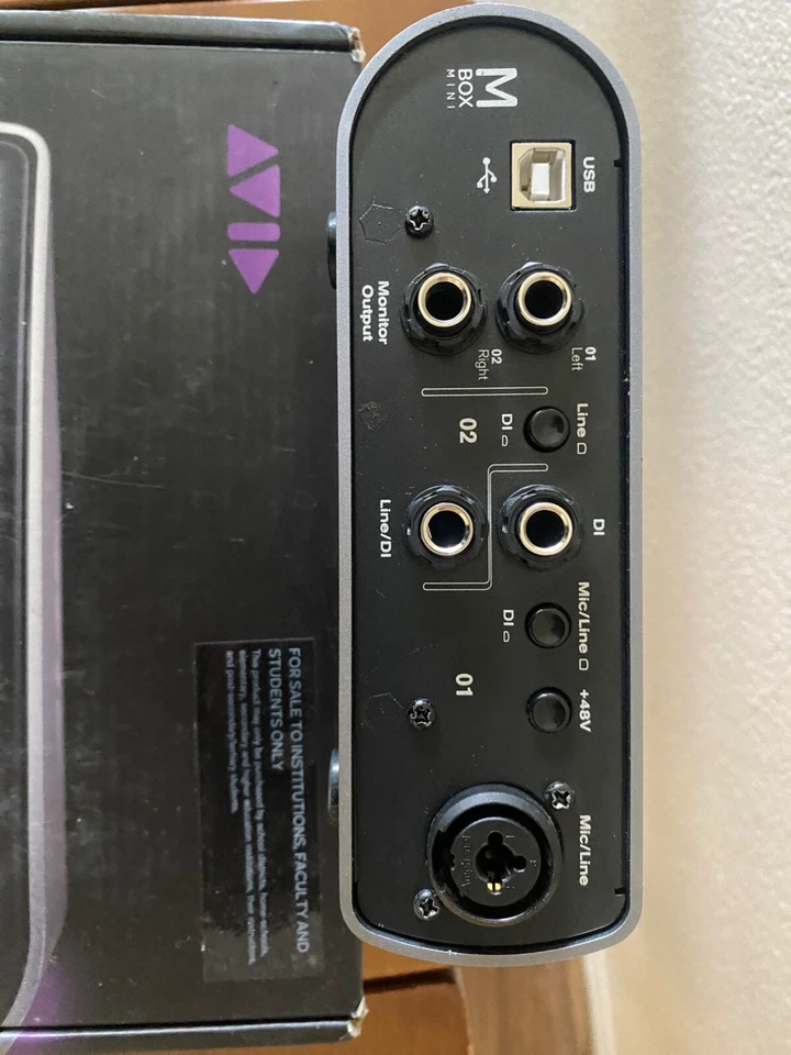 MBOX MINI AUDIO INTERFACE Pro Tools MBox Mini - Image 3 of 3