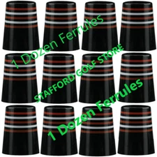 Premium 10R Designer Golf Ferrules Fits- .370"/.355" Iron 12 Pcs Choose Option