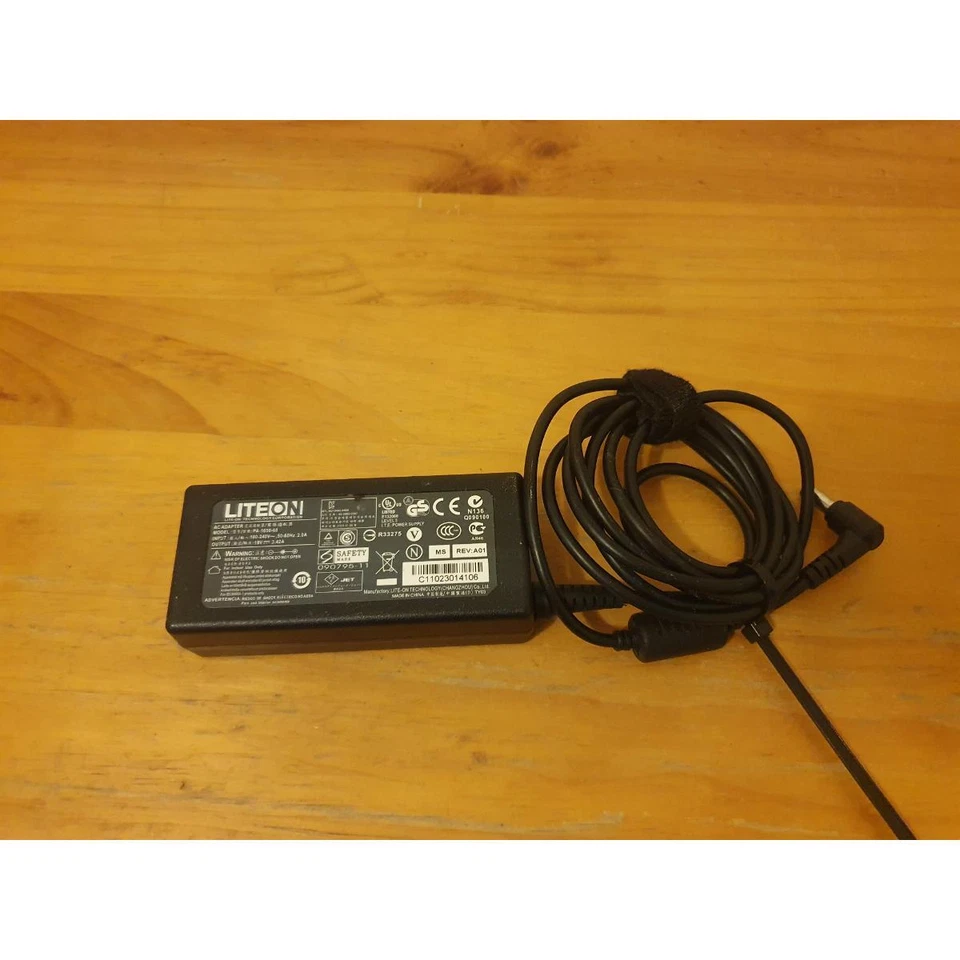 Lite-On PA-1650-68 AC Power Adapter Black 19V 3.42A for LG 23MP55HQ LED Monitor - Image 2 of 4