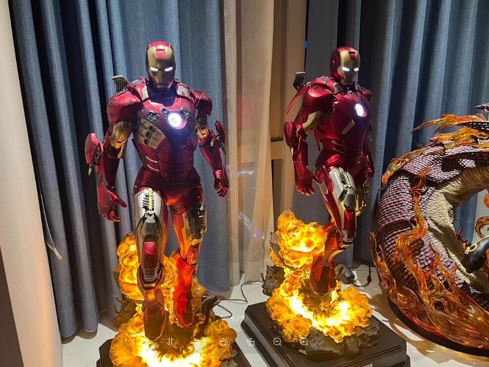 Queen Studio MARK 7 Resin Model Painted Statue in stock Iron Man