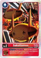 Sakuttomon (Box Promotion Pack) Foil EX6-001 U Digimon Infernal Ascension