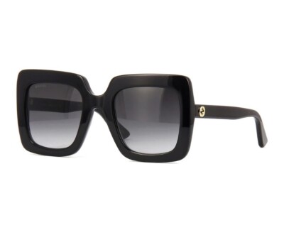 Gucci Black Oversized Square Sunglasses
