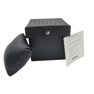 #ad BLACK DIESEL WATCH GIFT BOX WITH WARRANTY MANUAL CARD $15.99