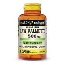 Mason Natural Saw Palmetto 500 mg Prostate May Relieve Urinary Frequency 90 Caps