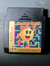 Ms. Pac-Man Tengen NES 1990 – Game Only Tested & Authentic
