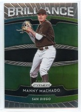 2020 Panini Prizm Brilliance Baseball - #B-9 - Manny Machado - San Diego Padres