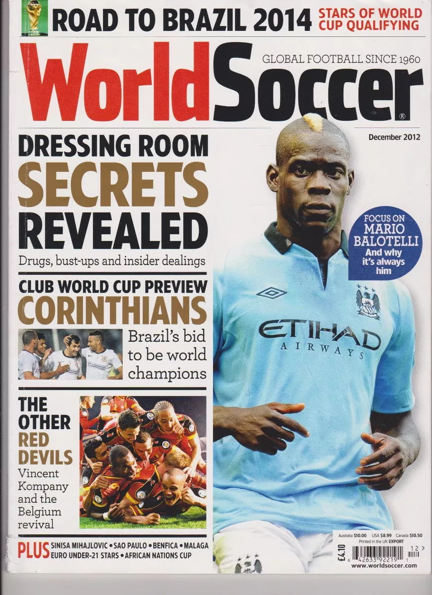 WORLD SOCCER MAGAZINE UK Dec 2012 GLOBAL FOOTBALL SINCE 1960 ROAD
