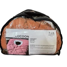 7AM Enfant Cocoon Car Seat Cover Fits 0-12M Spice Quilted Benji Collection
