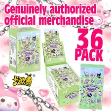 ⭐Sanrio Characters Anime Trading Cards Cute CCG Official 36 Packs Booster Box