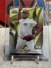 2025 Topps Chrome Black Hunter Greene #10 Gold Refractor /50