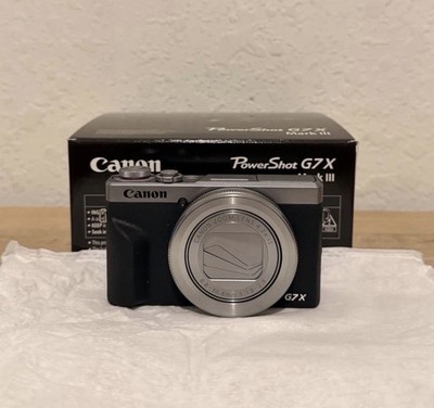 Canon PowerShot G7 X Mark III - 20.1MP Point & Shoot Digital Camera - Silver
