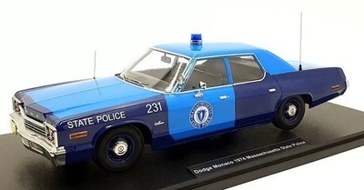 KK SCALE, DODGE Monaco 1974 Massachusetts Polizei, 1/18, KKS181154