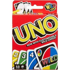 UNO Classic Card Game Now With Customizable Wild Cards
