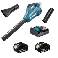 Makita DUB362Z Akku-GebläSe 2X18V Laub BläSer + 2X Akku 3Ah + Lader Im Karton