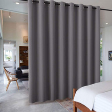 Divider Curtain for Living Room - Privacy Blackout Thermal Insulated Partitions