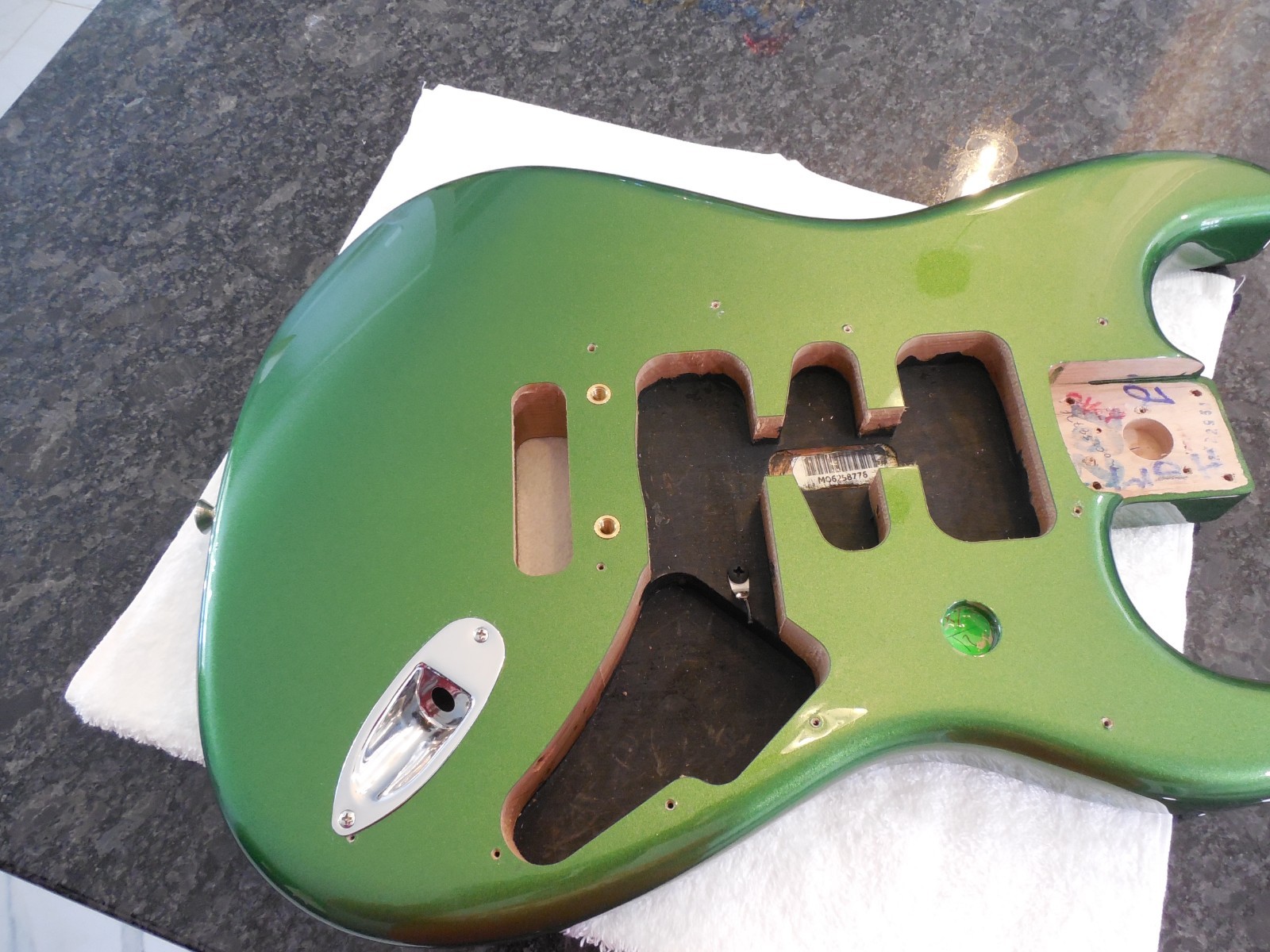 Fender Stratocaster Harvest Green MIM Body Plus Extras