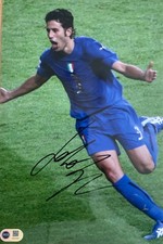 Fabio Grosso signed Image F  12x8 photo RACC Trusted Seller ACG Cert