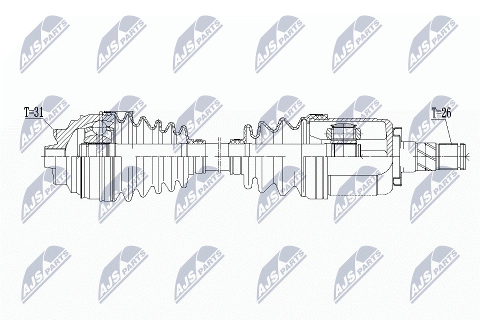 Fits NTY NPW-BM-133 DRIVESHAFT - Image 6