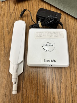 2 Cradlepoint (CBA850) 4G Cellular Wireless Router with MC400LPE Only 1 Power