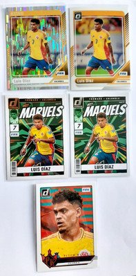 24/25 Donruss Soccer Luis Diaz Optic Glitch Net Marvels Silver & Pitch Kings