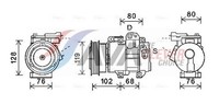 Kompressor Klimaanlage AVA Clever Choice KAAK244 FüR KIA Cerato 2 TD
