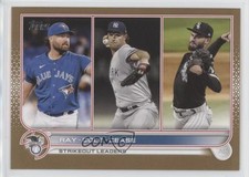 2022 Series 1 League Leaders Gold /2022 Robbie Ray Gerrit Cole Dylan Cease 10gq