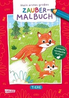 Ausmalbilder FüR Kita-Kinder: Mein Erstes GroßEs Zauber-Malbuch: Tiere, Car ...