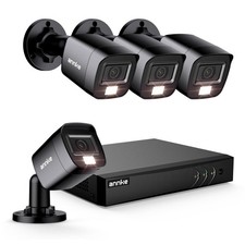 8CH Wired Outdoor Security Camera System with AI Human/Vehicle Detection, 5MP...