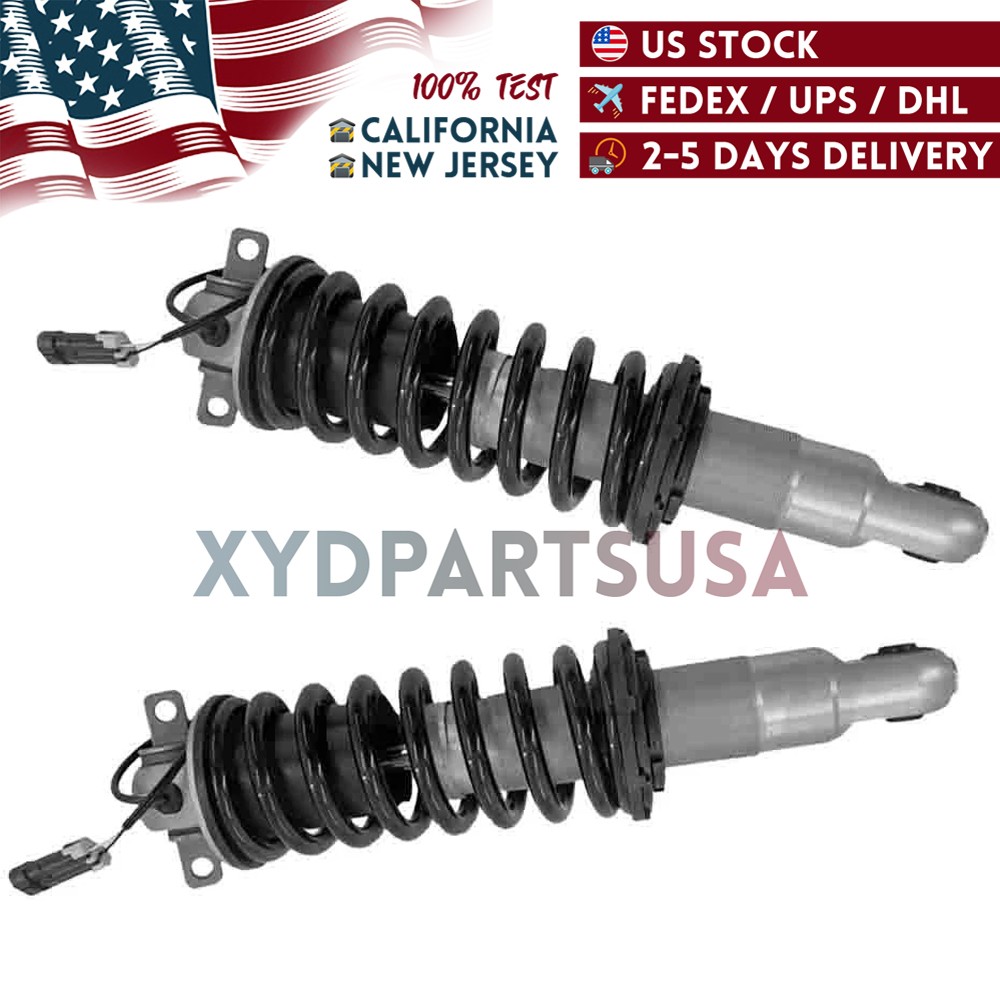 Pair Fit Ferrari F430 Front Magnetic Shock Struts Coil Spring Assys 2005-2009