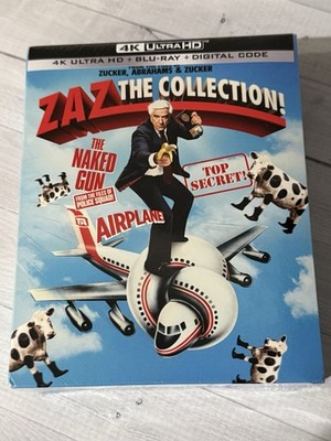 ZAZ The Collection! 4K UHD Blu-Ray AIRPLANE TOP SECRET NAKED GUN 6 Discs NEW HTF