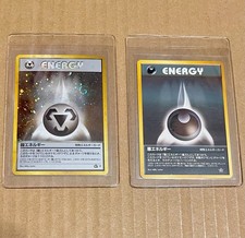 METAL ENERGY - Japanese Holo Swirl + Darkness - Neo Genesis - Rare * / Near MINT